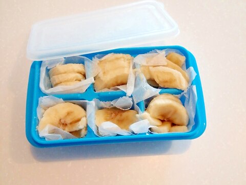 【離乳食初期】☆バナナの冷凍保存☆